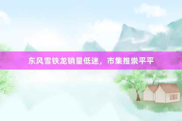 东风雪铁龙销量低迷，市集推崇平平